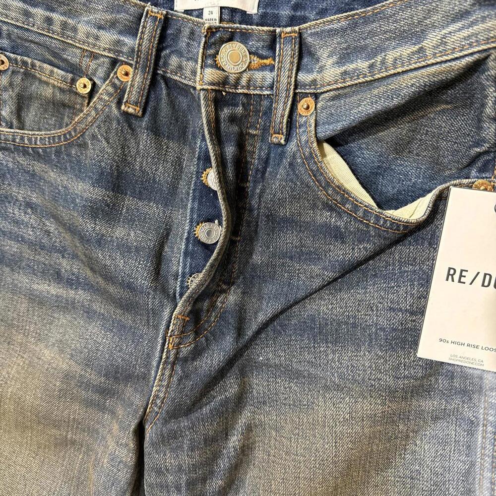 RE/DONE 90s High Rise Loose Jeans - Size 24